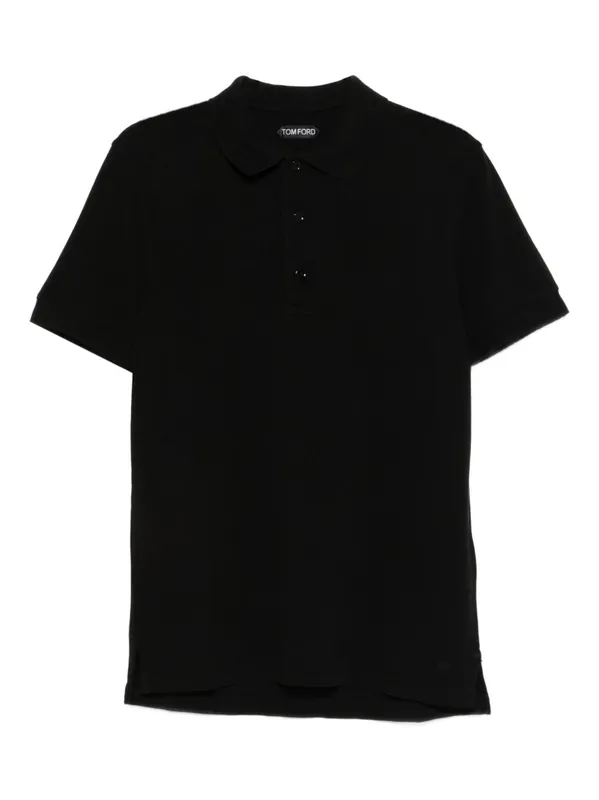 Cotton Blend Polo Shirt - Tom Ford