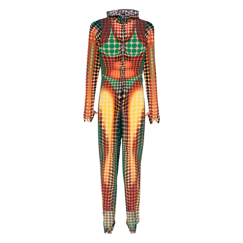 Jumpsuits Orange/Green - Jean Paul Gaultier