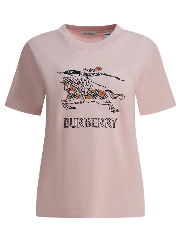 Cotton T-Shirt With Ekd T-Shirts Pink