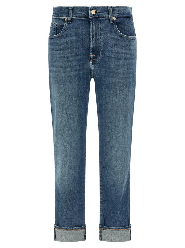 Relaxed Skinny Jeans Light Blue - 7 For all Mankind