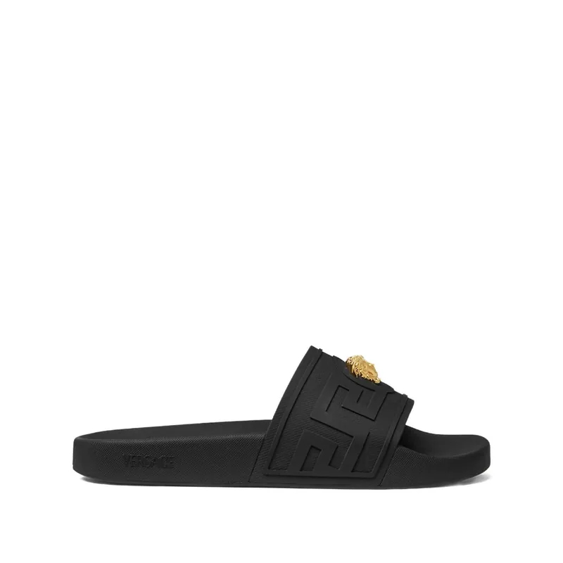 Shoes Black, Gold - Versace
