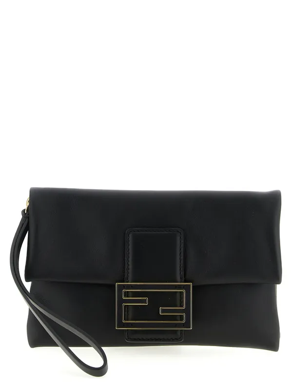 Mamma Baguette Clutch Black - Fendi