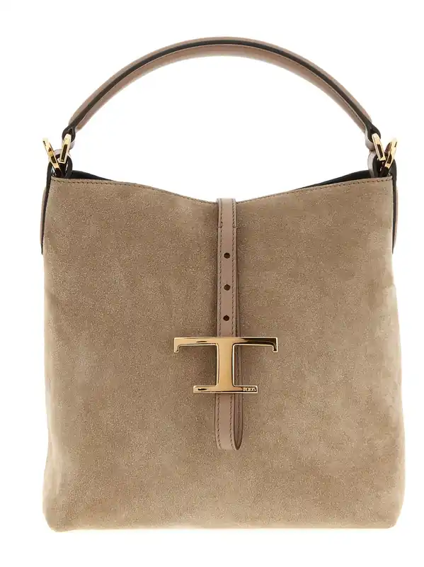 T Timeless Hand Bags Beige - Tod's