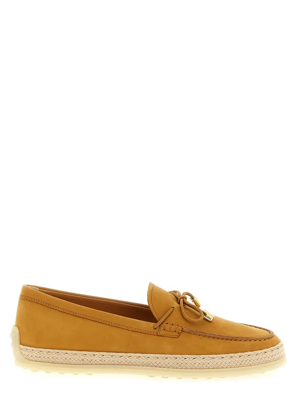 Gomma Rafia 92k Loafers Beige - Tod's