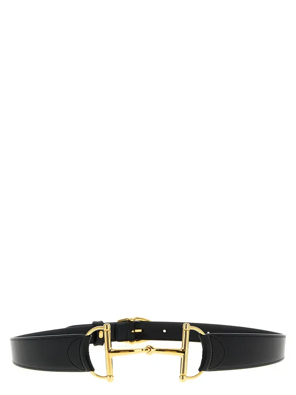 Horsebit Belt Belts Black - Gucci