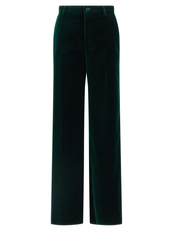 Velvet Pants Green - Gucci