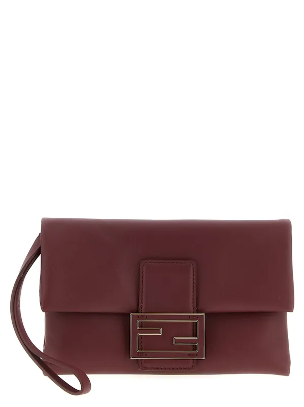 Mamma Baguette Clutch Bordeaux - Fendi