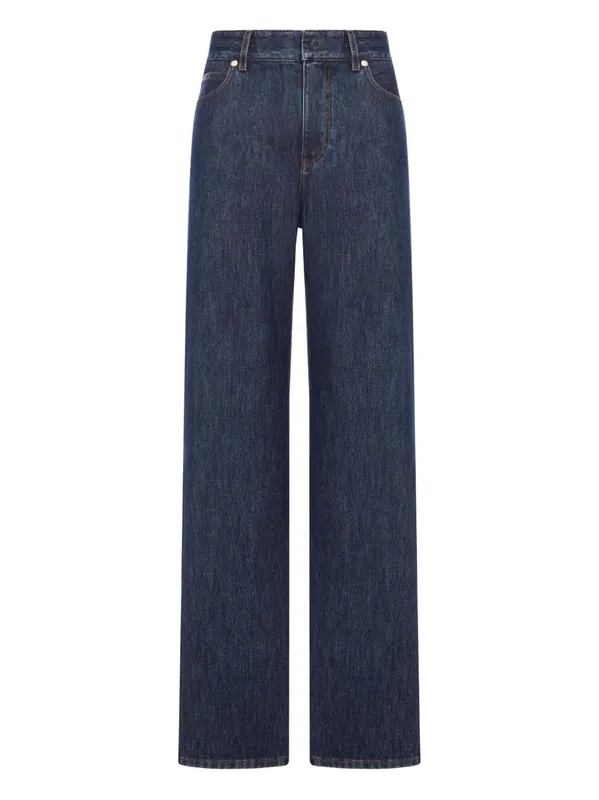 Denim Cotton Jeans - Fendi