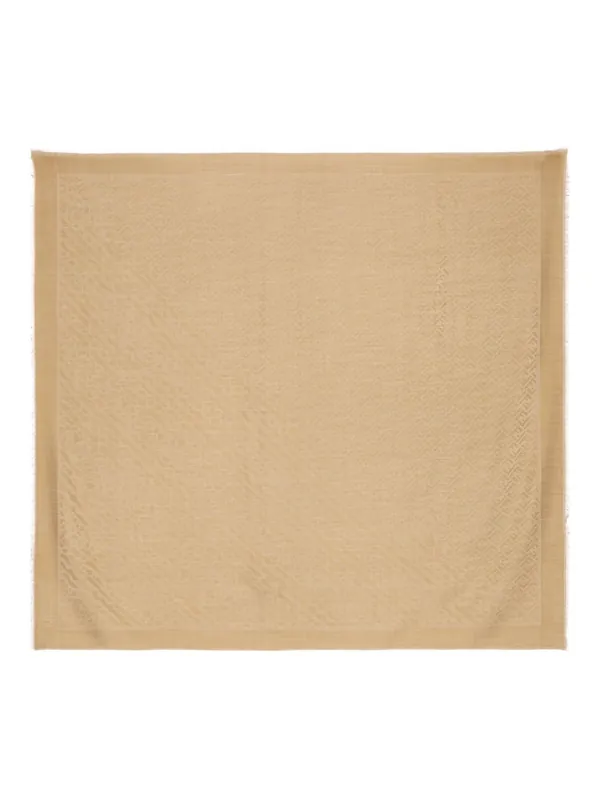 Wool And Silk Scarf - Fendi