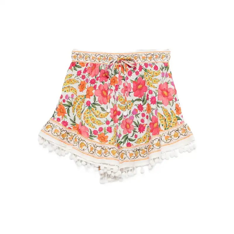 Shorts White, Pink - Farm Rio