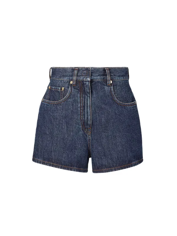 Denim Shorts - Fendi