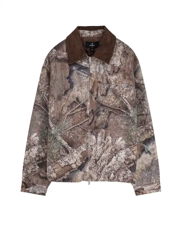 Cotton Jacket With Real Tree Print - Represent