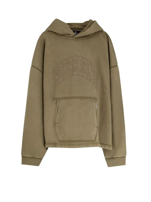 Represent Embellished Hoodie Cotton Sweatshirt