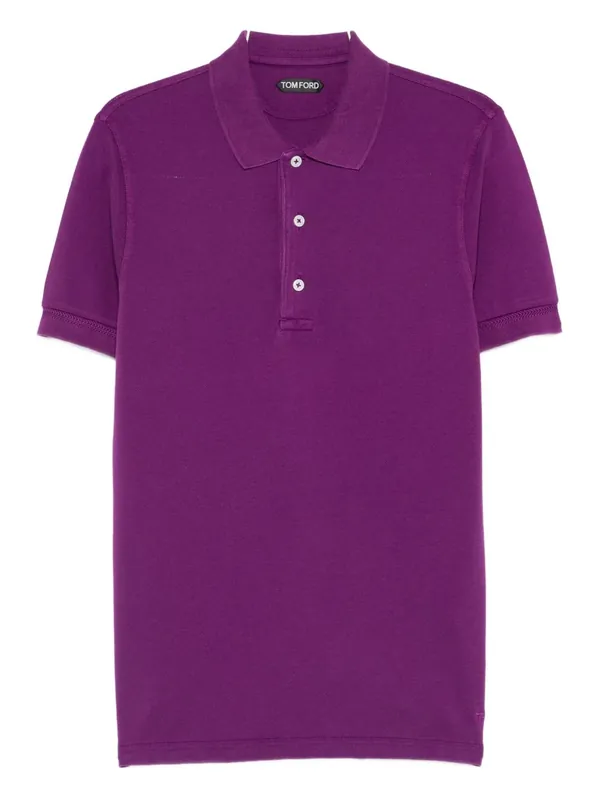 Cotton Blend Polo Shirt - Tom Ford