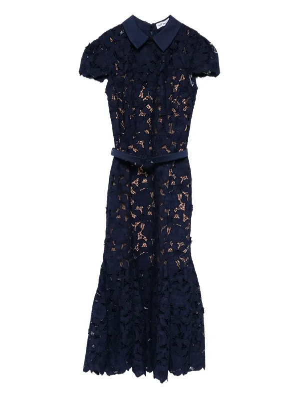 Lace Midi Dress - Self-Portrait