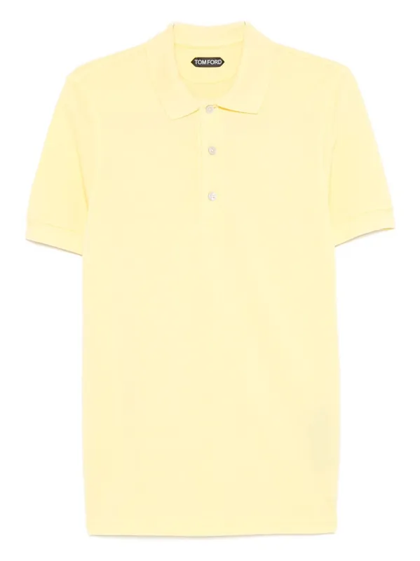 Cotton Blend Polo Shirt - Tom Ford