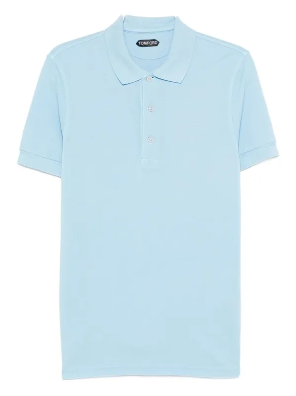 Cotton Blend Polo Shirt - Tom Ford
