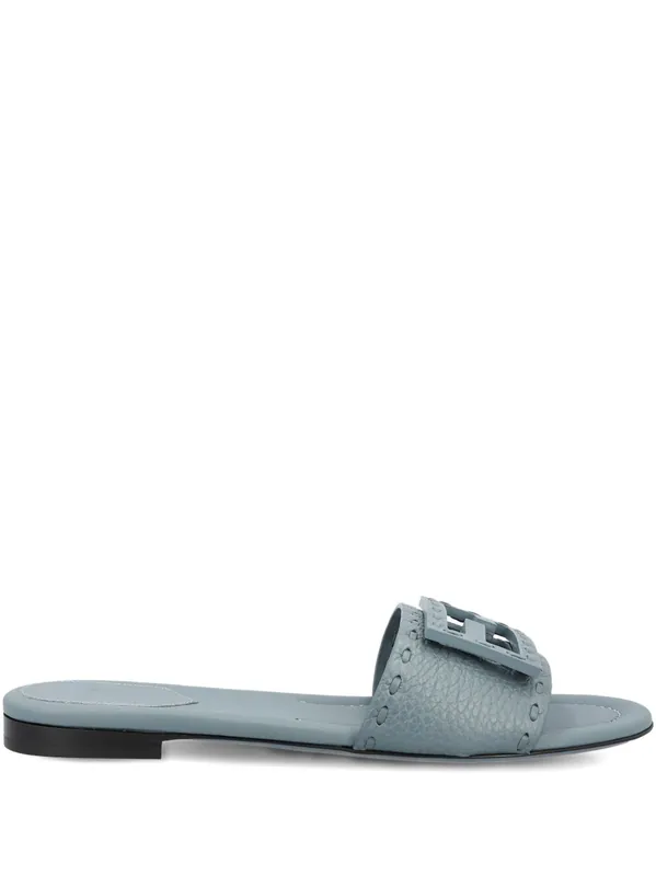 Baguette Leather Slides - Fendi