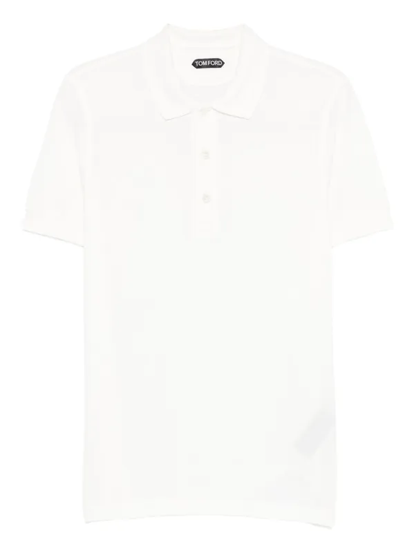 Cotton Blend Polo Shirt - Tom Ford