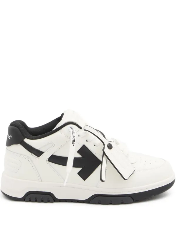 Out Of Office Leather Sneakers - Off-White