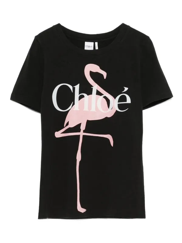Baby Fit Flamingo-Print Cotton Jersey T-Shirt