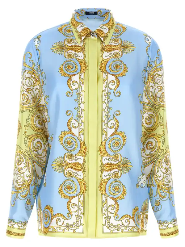 Spring Barocco Shirt And Blouse Multicolor - Versace