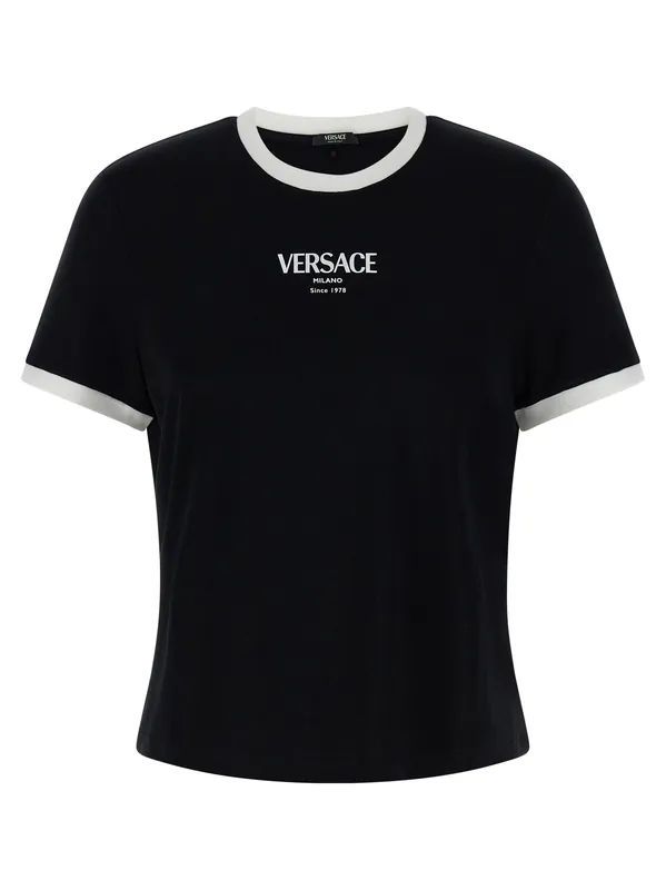 Versace Logo T-Shirt White/Black