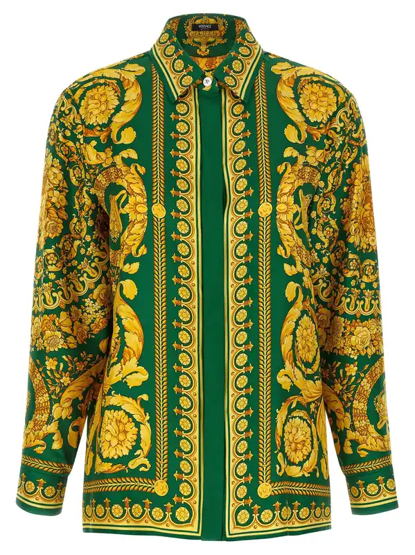 Baroque Shirt And Blouse Multicolor - Versace