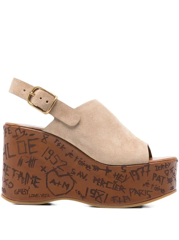 Maxime Wedge Sandals - Chloé