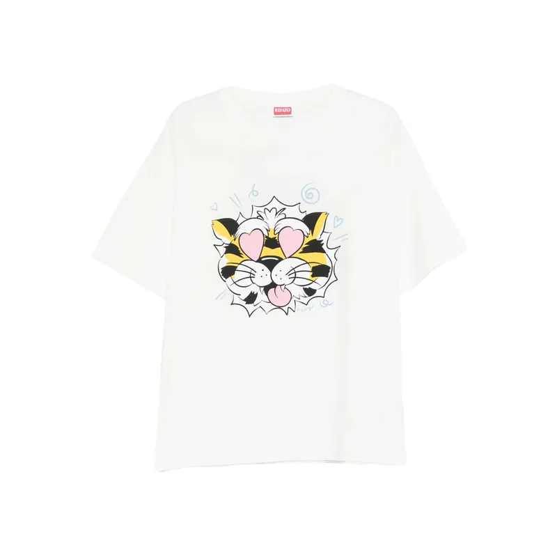 T Shirts White, Yellow - Kenzo