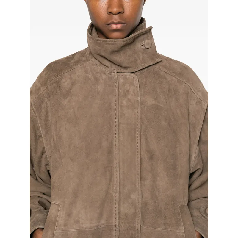 Leather Outerwears Brown - Rotate
