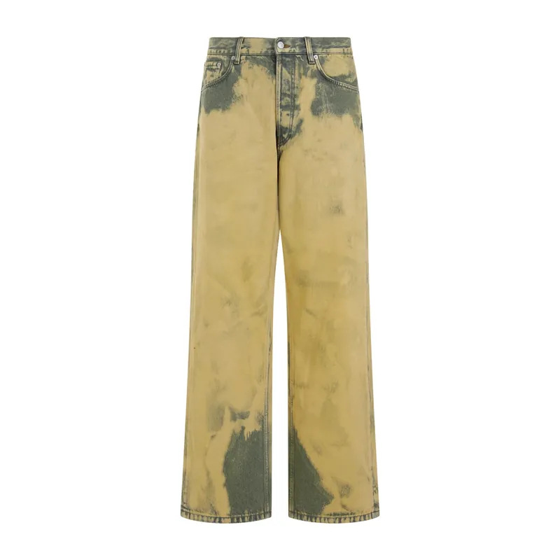 Regular & Straight Leg Yellow & Orange - Dries Van Noten