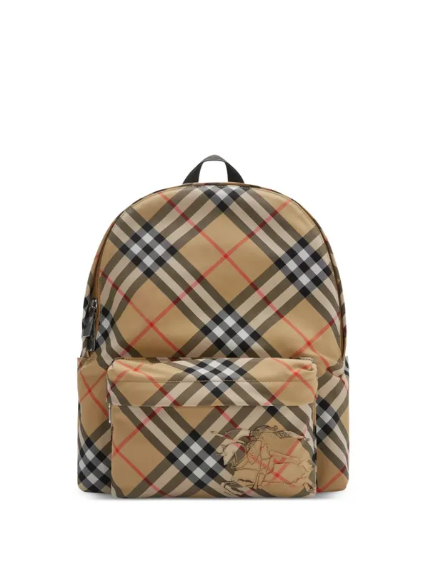 Check Small Backpack - Burberry