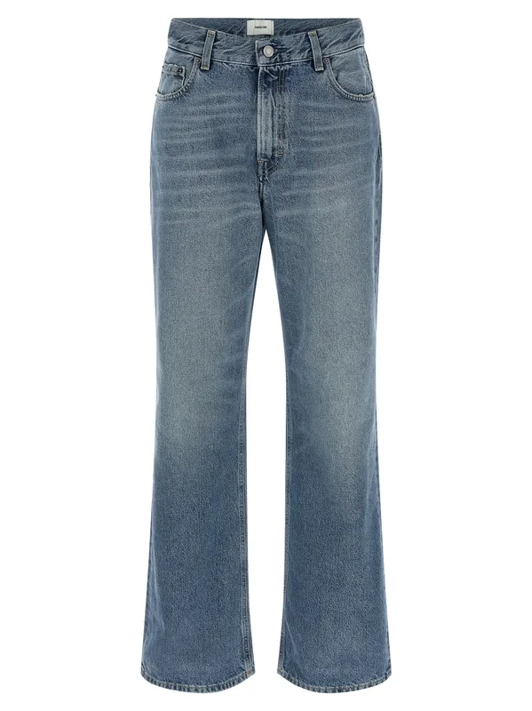 Korea Nordic Blue Jeans Blue - Haikure