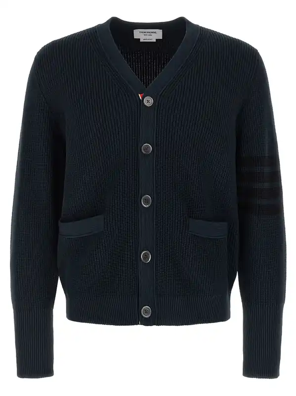 Garment Dye Sweaters And Cardigans Blue - Thom Browne