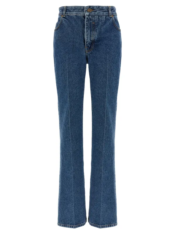 Embroidery Jeans Blue - Balmain