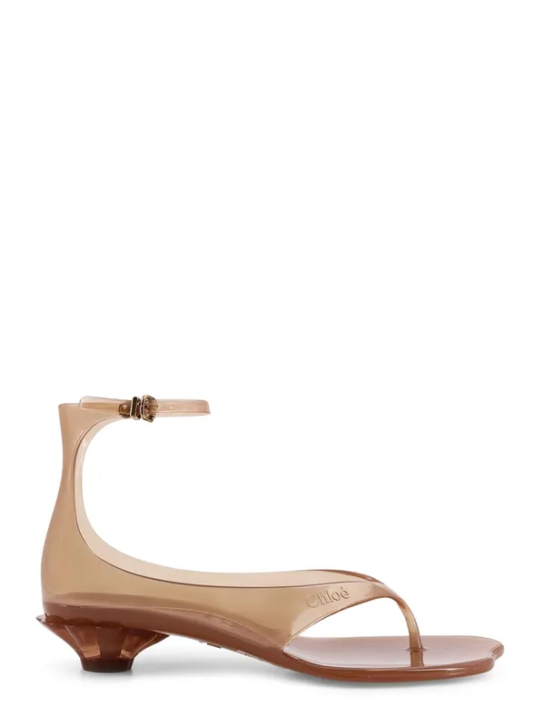 Tpu Jelly Sandals With Shell Heel - Chloé