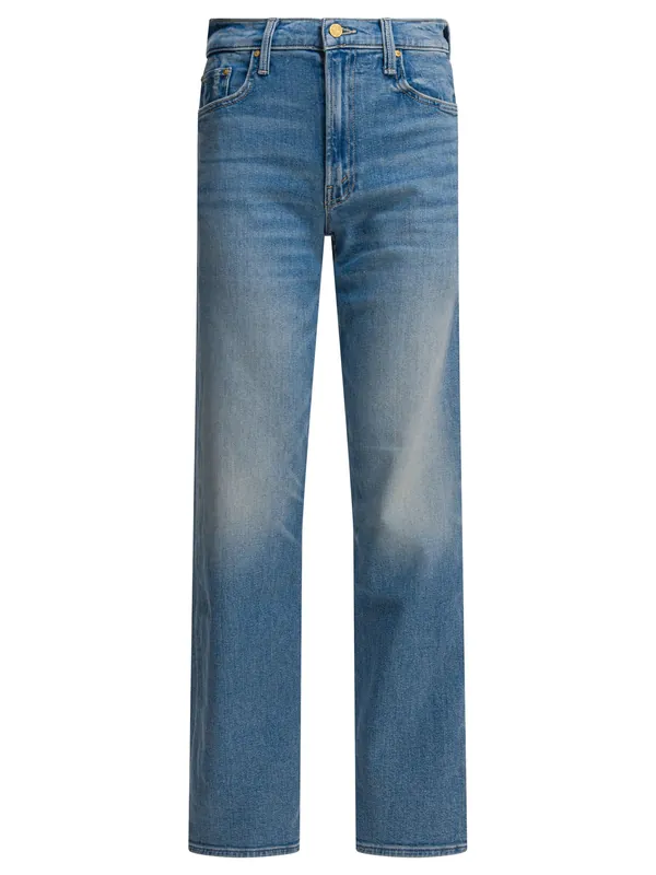 Straight-Leg Jeans Blue