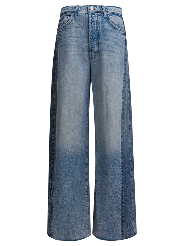 With Patchwork Jeans Blue - Mother