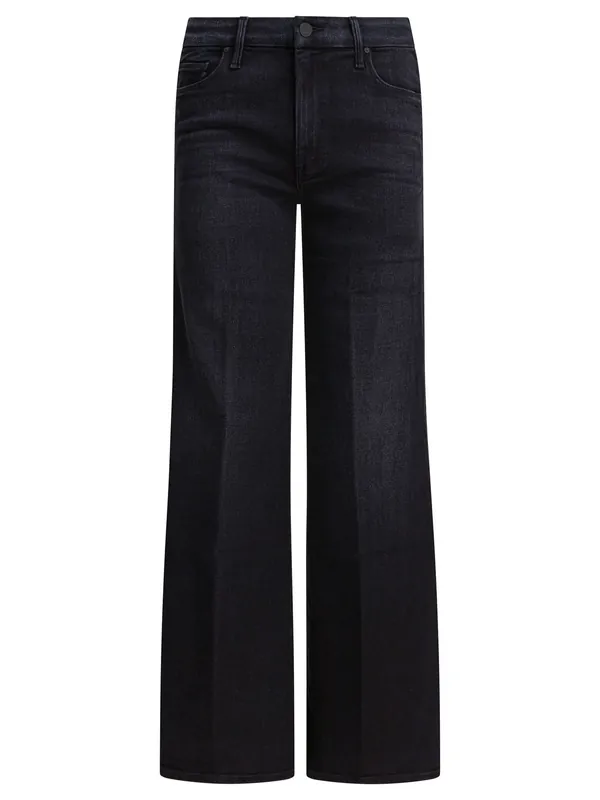 Wide Leg Jeans Black - Mother