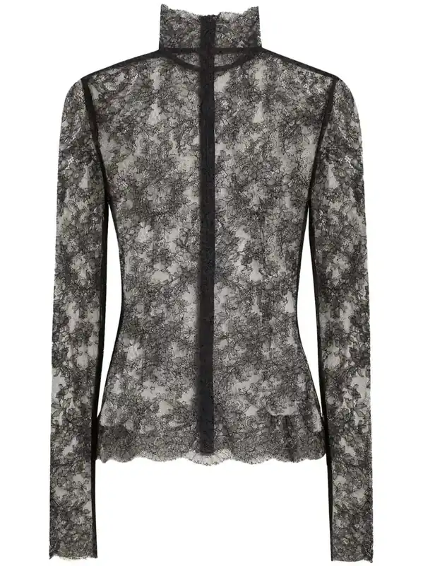 Chantilly Lace Top - Dolce & Gabbana