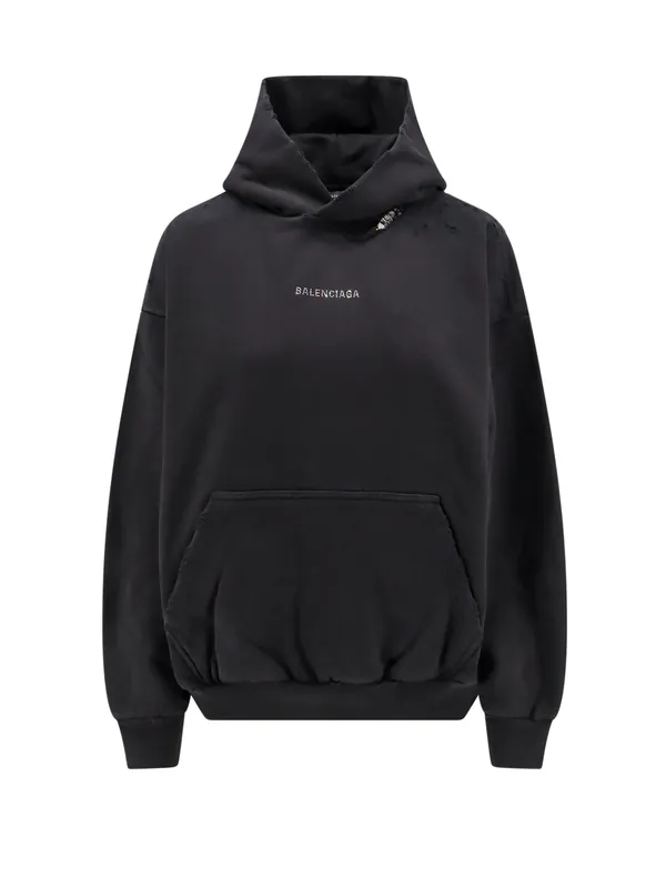 Cotton Logoed Sweatshirt - Balenciaga