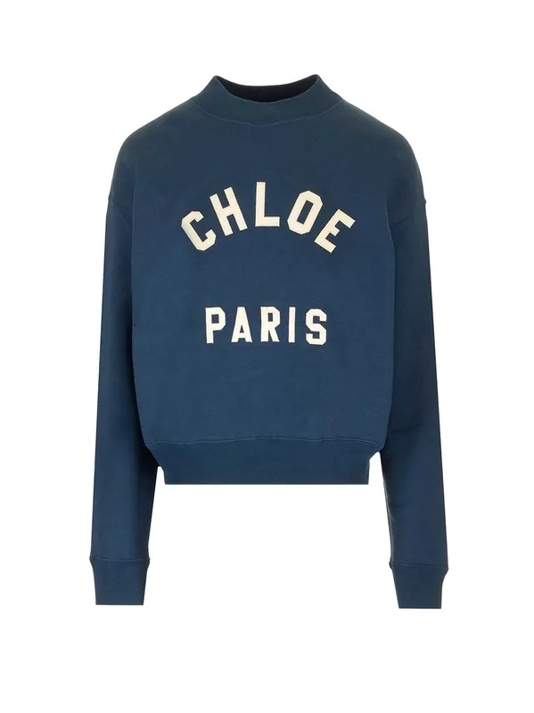 Cotton Sweatshirt With Logo - Chloé