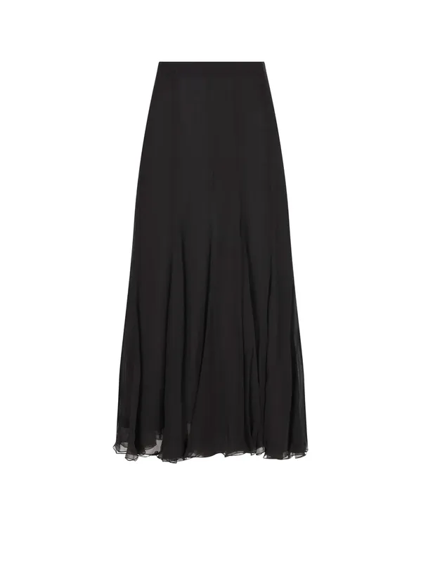 Long Muslin Silk Skirt - Chloé