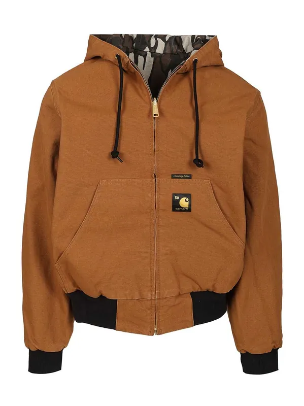 50 Years Anniversary Og Active Jacket Canvas Jackets Brown - Carhartt Wip