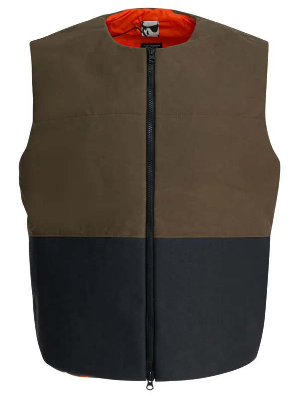 Cotton Sleeveless Jacket Jackets And Coats Brown - Gr10k
