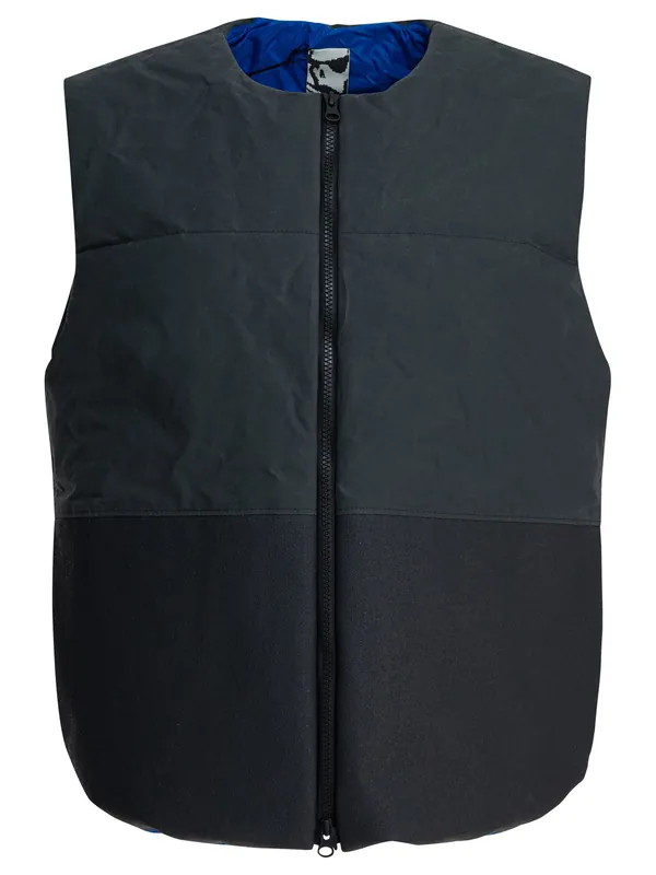 Cotton Sleeveless Jacket Jackets And Coats Grey - Gr10k