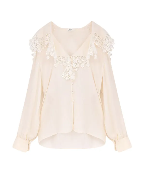 Printed Silk Shirt - Chloé