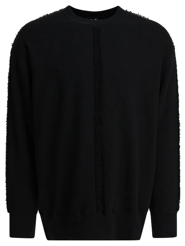 Cotton Crewneck Sweatshirt Sweatshirts Black - Comme Des Garçon