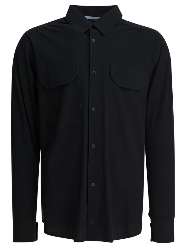 Shirt With Pockets Shirts Black - Gr10k